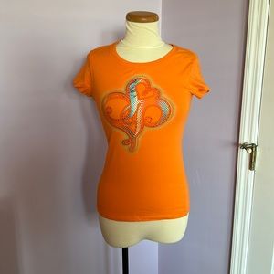 Southpole orange tee